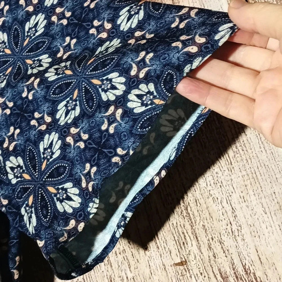 Anthropologie -Laia Norma jump suit wide leg floral v-neck back zipper size XS - Picture 5 of 11